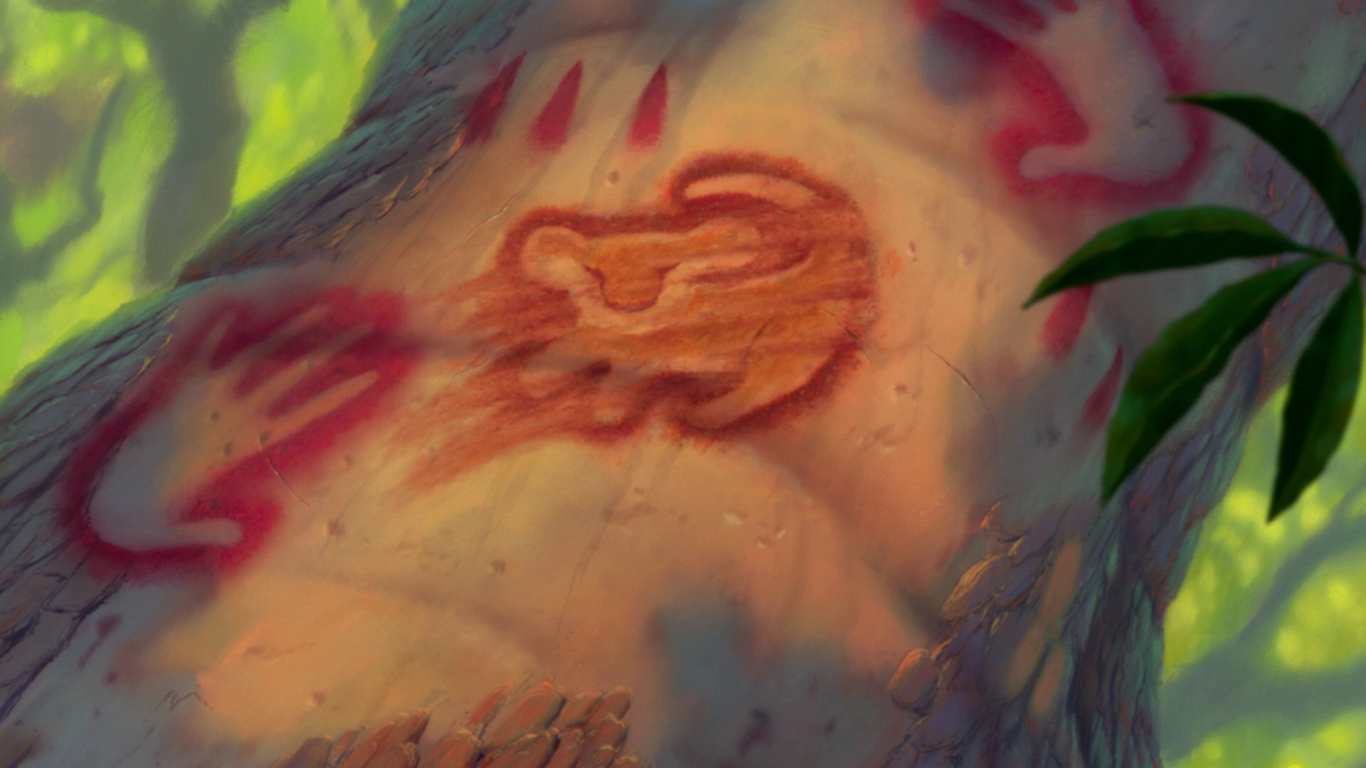 1920x1080 Simba Drawing By Rafiki Lion King Simba Rafiki - Simba Painting