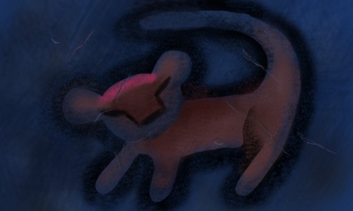 512x307 Simba Wall Painting - Simba Painting