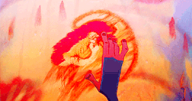 377x200 Rafiki Painting Gifs - Simba Painting Rafiki