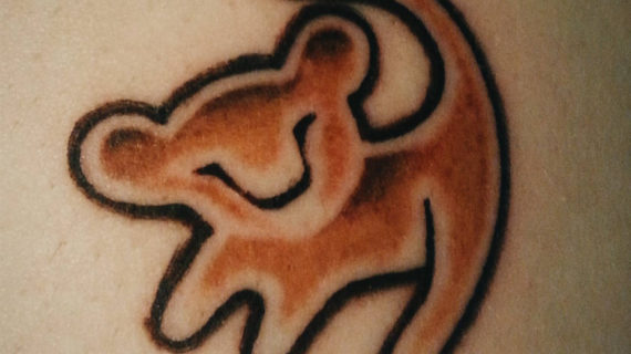 570x320 Simba Drawing By Rafiki Simba Tattoos First Tattoo - Simba Painting Rafiki