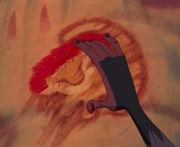 360x293 Rafiki Simba Gif Tumblr - Simba Painting Rafiki