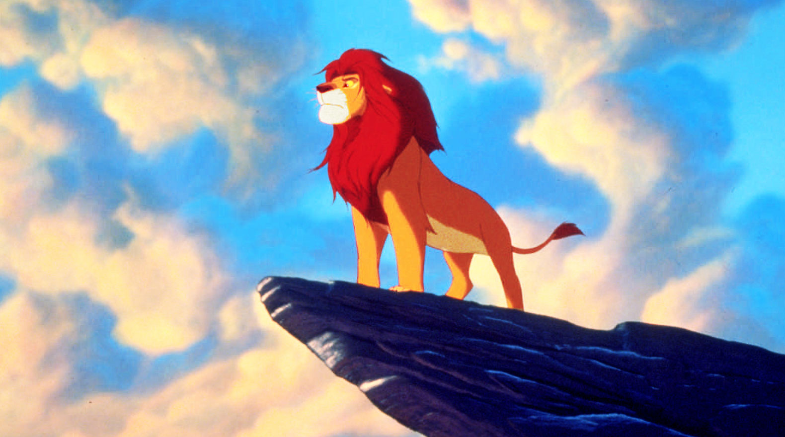 1580x880 The Lion King Gallery Disney Movies - Simba Rafiki Painting
