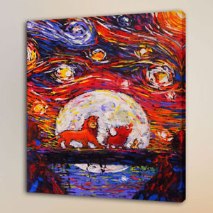 300x300 Art Print Painting On Canvas Wall Decor - Simba Wall Painting