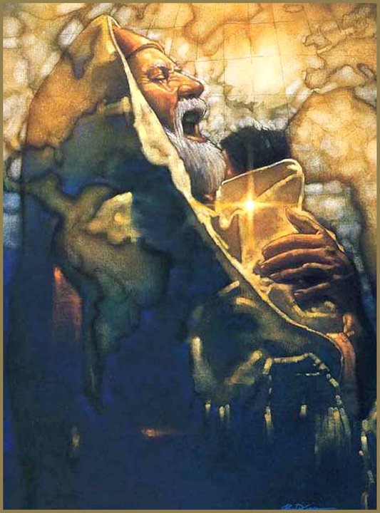 533x720 Simeon And Anna's Moment - Simeon Painting