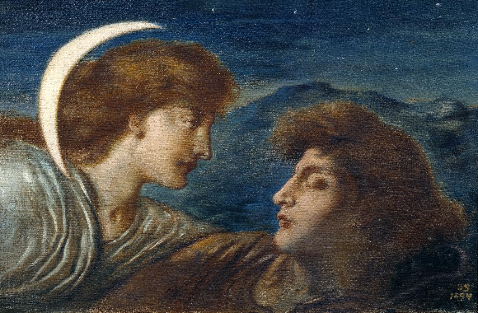 1536x1006 The Moon And Sleep', Simeon Solomon, 1894 Tate - Simeon Painting