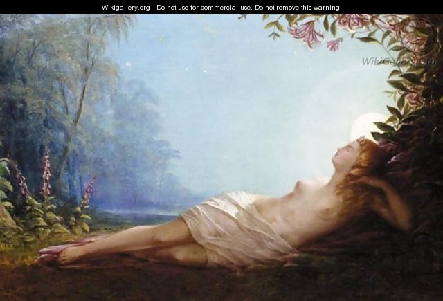 640x435 The Sleep Of Titania - Simmons Painting
