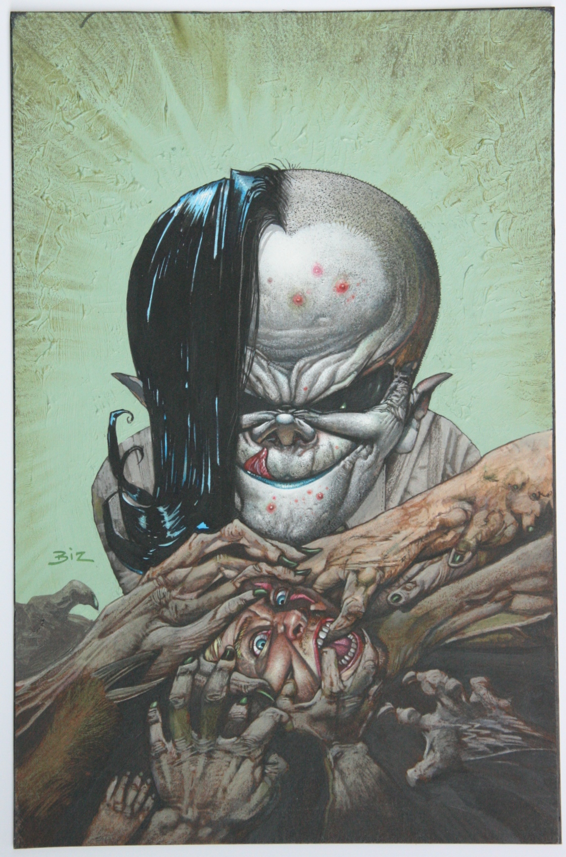 1121x1698 Art Of Comics - Simon Bisley Painting