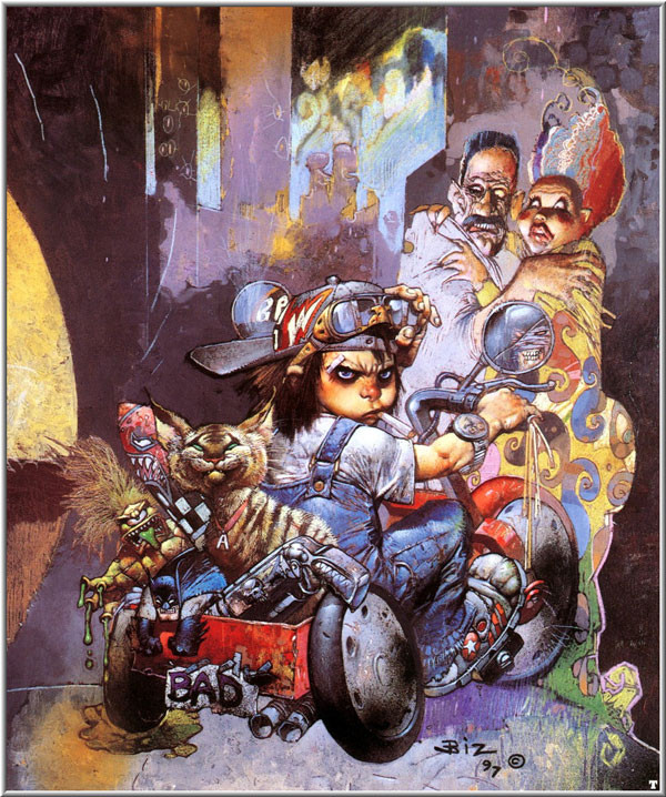 600x718 Simon Bisley - Simon Bisley Painting