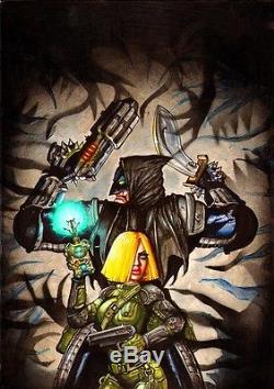 250x354 Simon Bisley Tower Chronicles Horror Babe Cover Painting Comic Art - Simon Bisley Painting