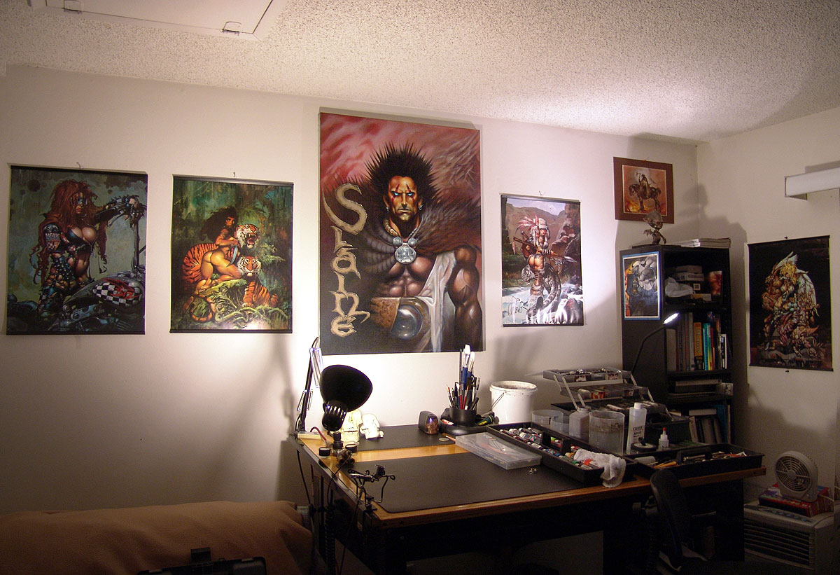 1200x821 Simon Bisley Tribute Painting - Simon Bisley Painting