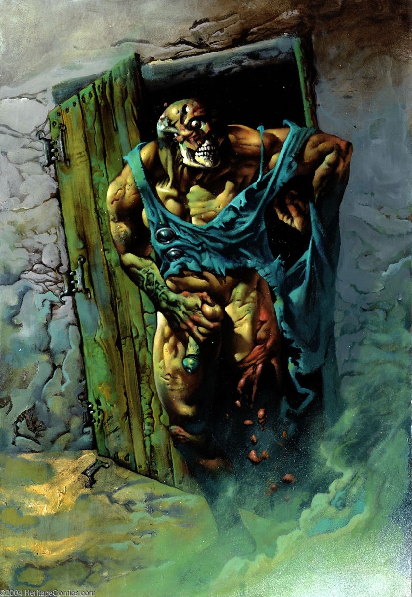 840x1217 Zombie Splash Melting Pot Simon Bisley, In David Hitchcock'S - Simon Bisley Painting