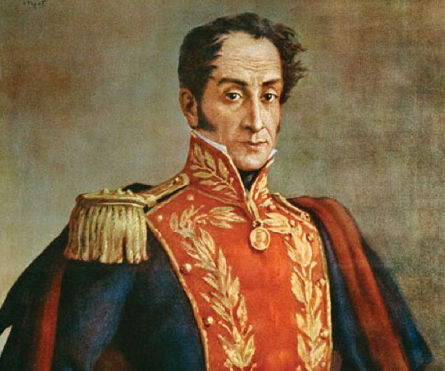 900x750 Liberator Or Tyrannical Demagogue The Liberty - Simon Bolivar Painting