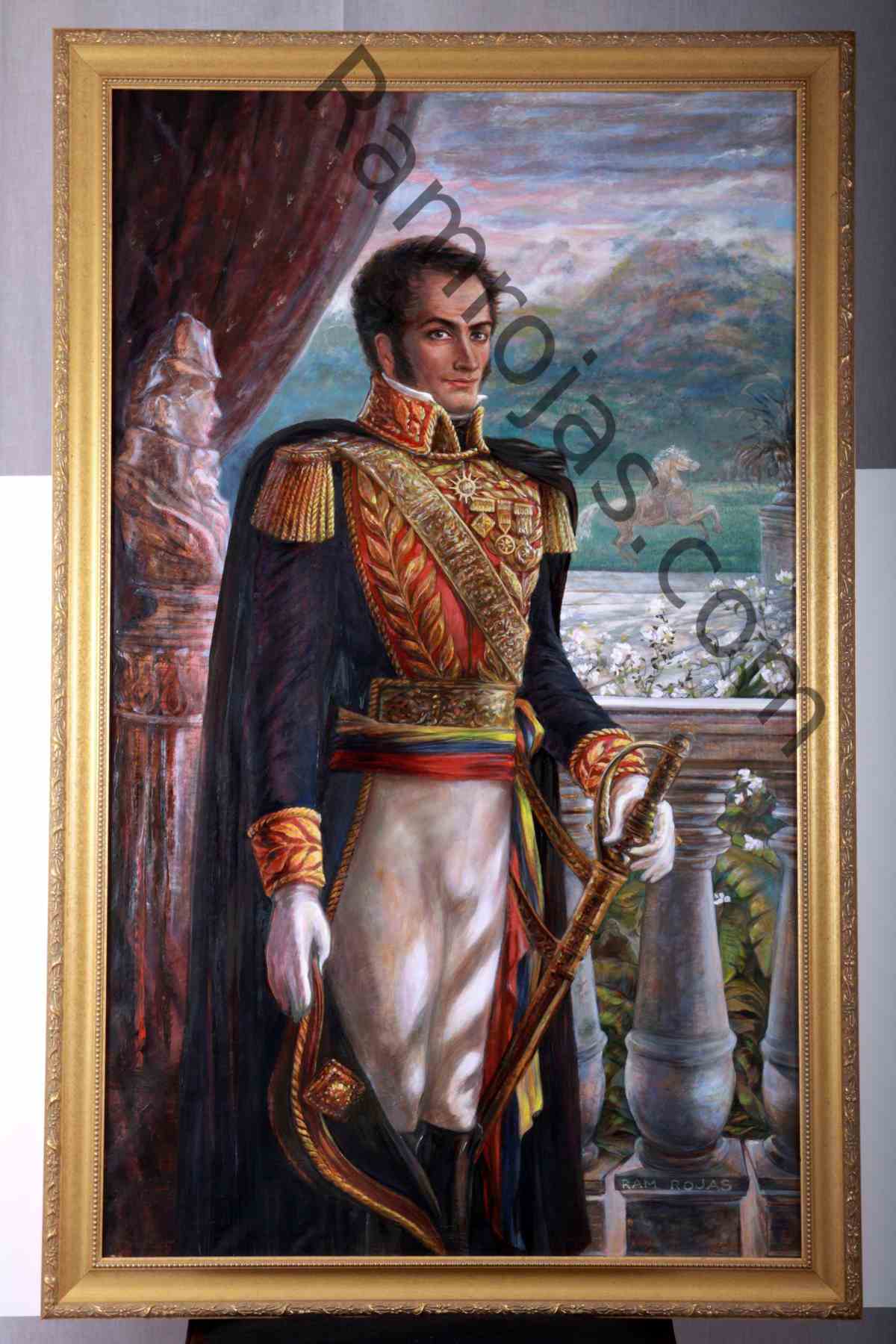 1200x1800 The Simon Bolivar Painting Will Be On Display In Bailey's Harbor - Simon Bolivar Painting