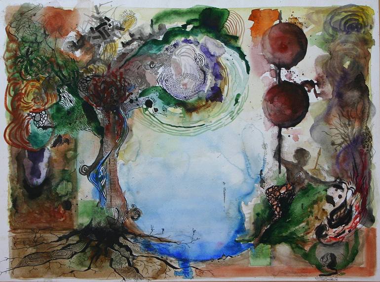 770x573 Saatchi Art Escape From Paradise Painting By Simon - Simon Painting