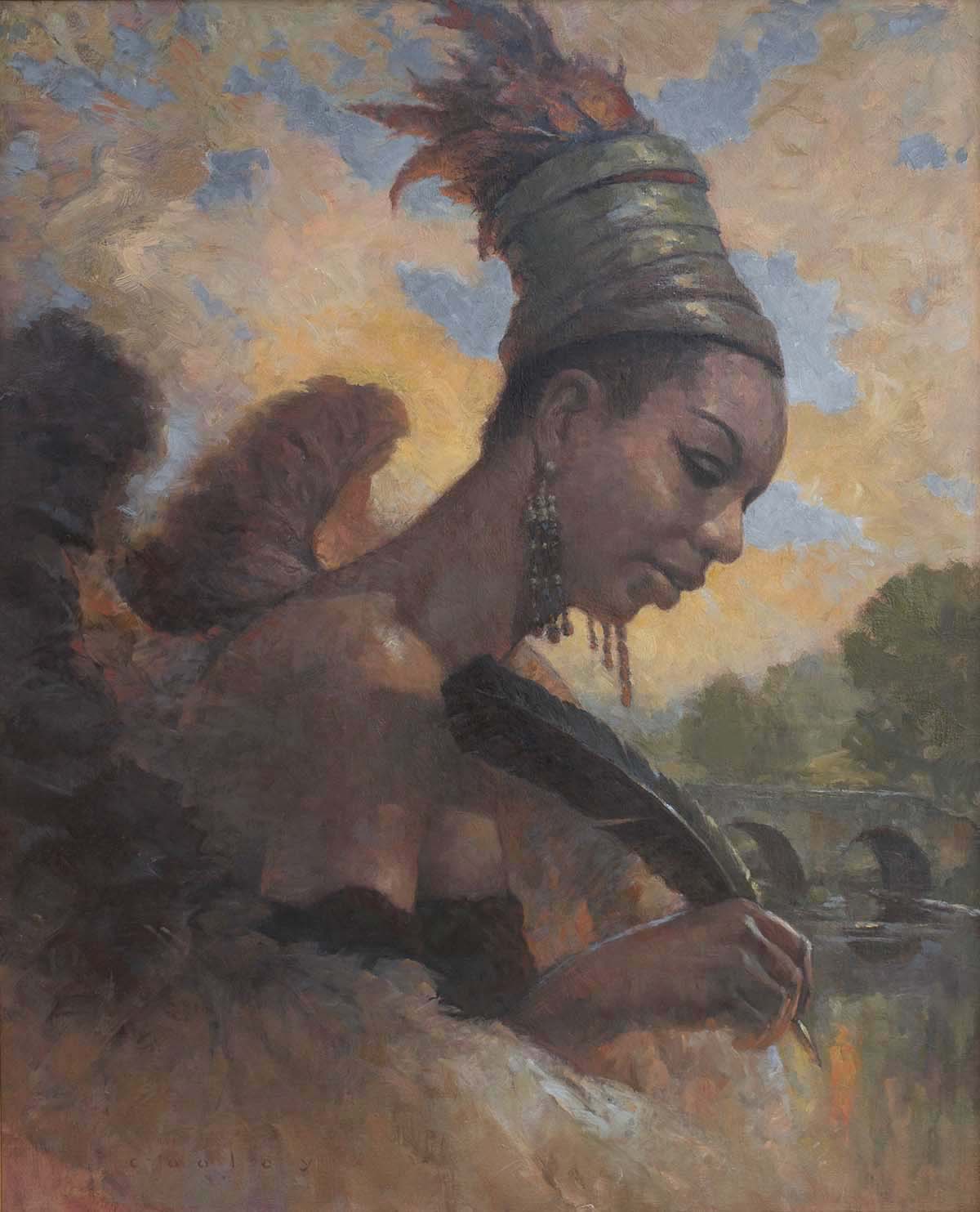 1200x1483 Nina Simone, The Black Swan Cooley Art Gallery - Simone Painting