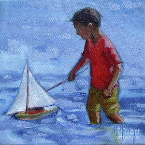 300x300 Simple Sailboat Paintings Fine Art America - Simple Boat Painting