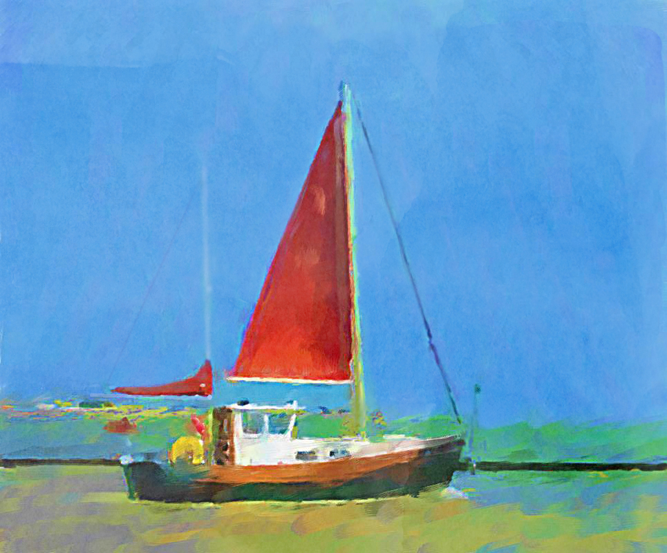 965x800 A Painted Boat - Simple Boat Painting