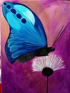 236x314 Pinot's Palette - Simple Butterfly Painting