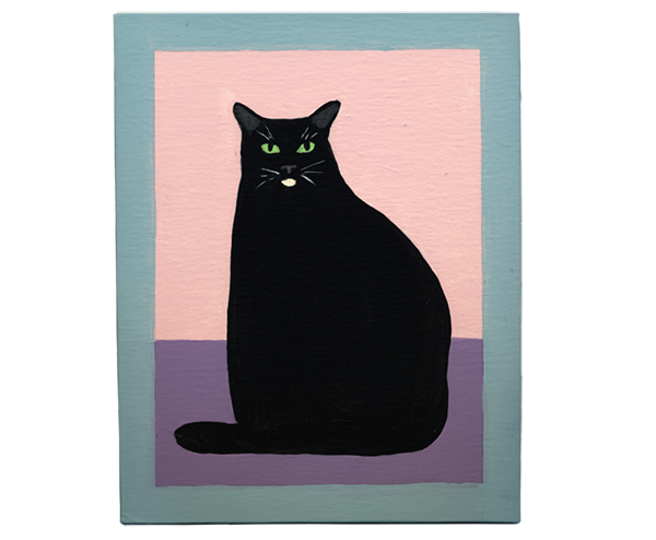 600x494 Deborah's Creative Corner Custom Cat Paintings - Simple Cat Painting