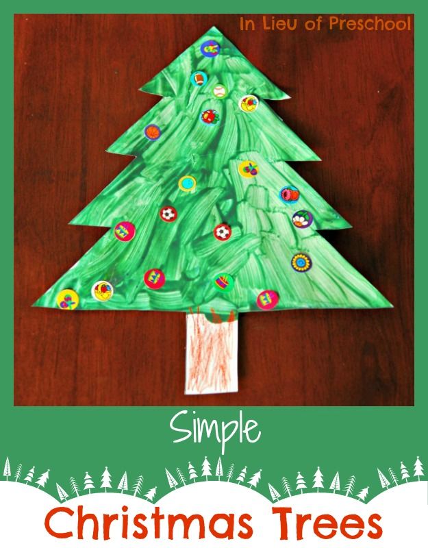 Simple Christmas Tree Painting at PaintingValley.com | Explore ...