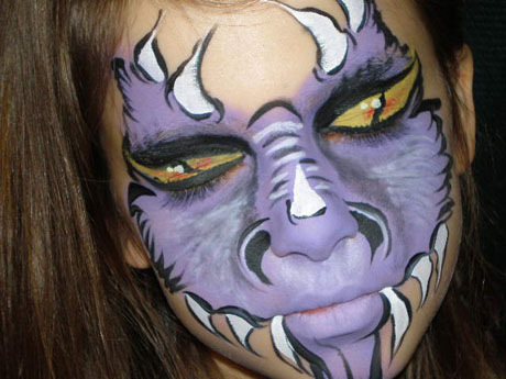 460x345 Dragon Makeup Tips, Designs, Tutorials Hubpages - Simple Dragon Painting