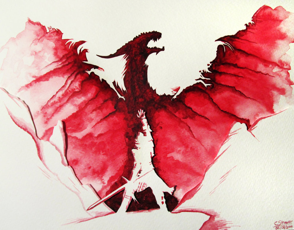 1010x791 Dragon Age Inquisition - Simple Dragon Painting