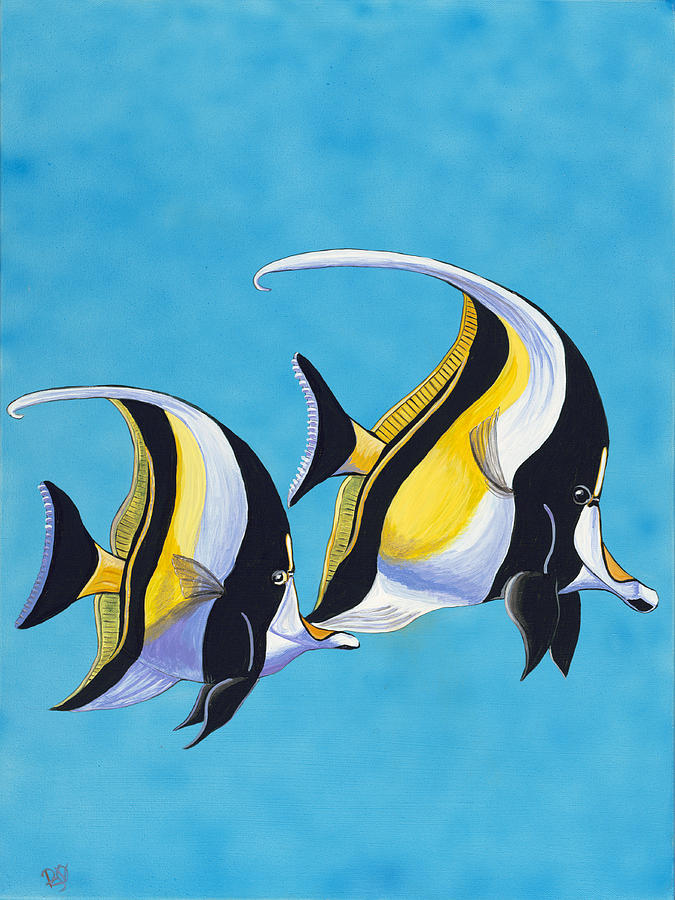 675x900 Simple Fish - Simple Fish Painting
