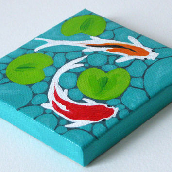 354x354 Best Koi Fish Painting Products On Wanelo - Simple Fish Painting