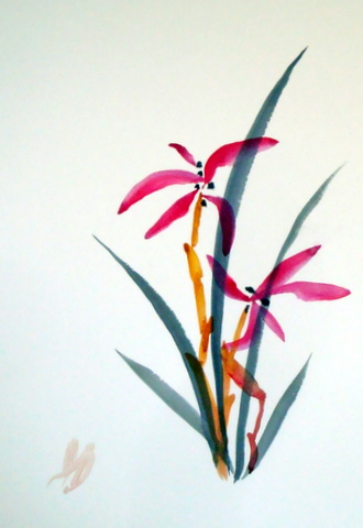 330x480 A Very Simple Flower Painting - Simple Flower Painting