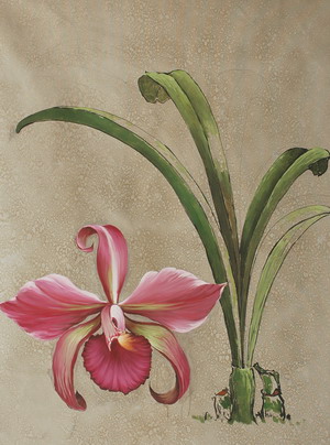 300x404 Simple Pink Flower Oil Painting From China Manufacturer - Simple Flower Painting