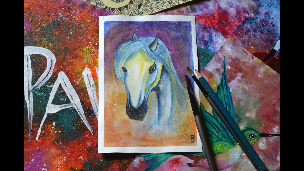 1280x720 Easy Horse Painting For Beginners Simple Horse Painting - Simple Horse Painting