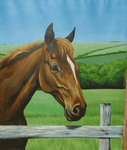 250x294 Simple Horse Paintings - Simple Horse Painting