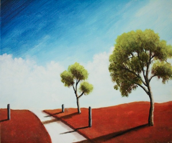 600x498 Simple Landscape Painting - Simple Landscape Painting