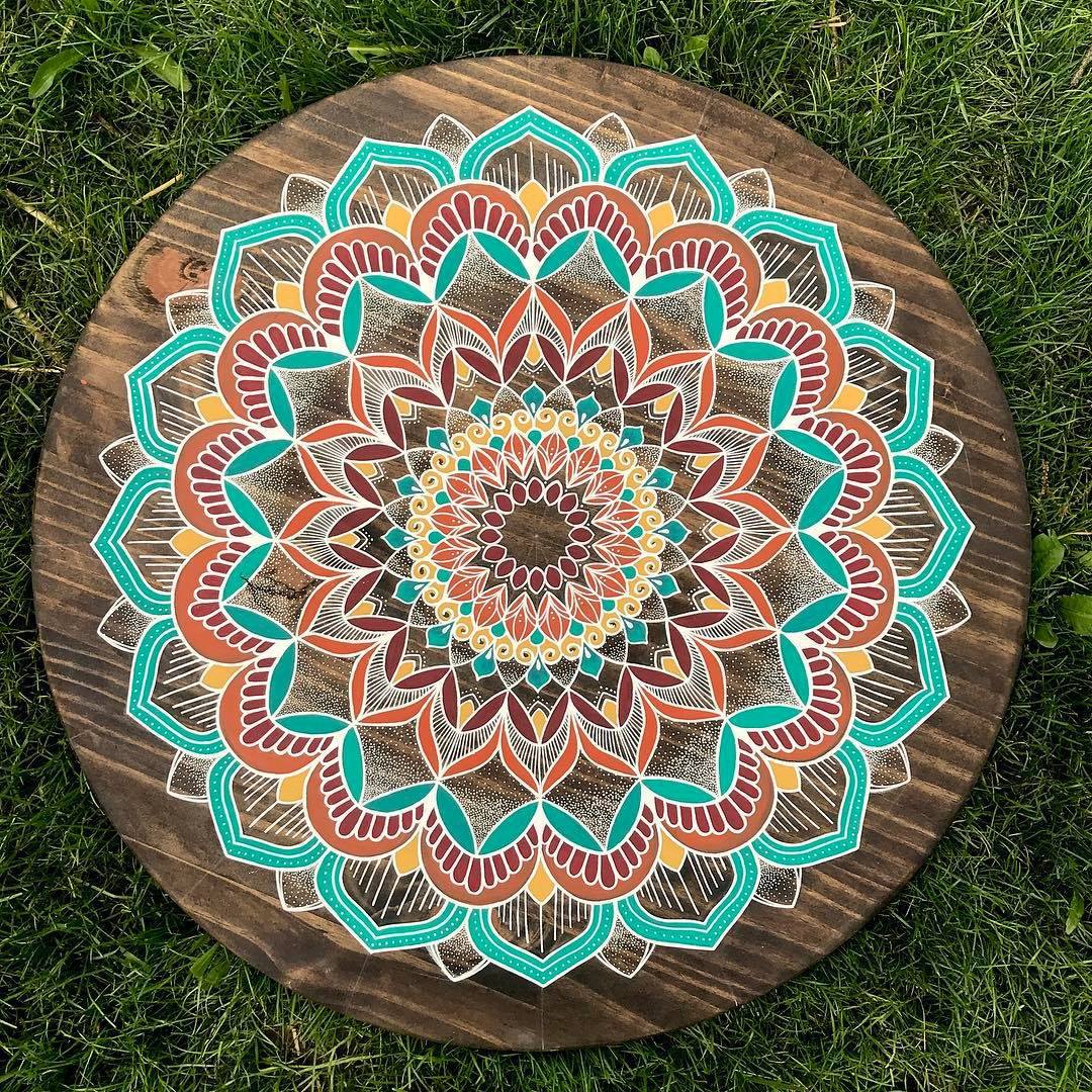 1080x1080 Aots Spotlight Interactive Painting Experience With Mandalas By - Simple Mandala Painting