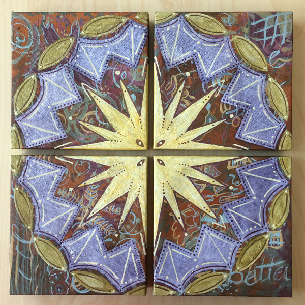 600x600 Hey Artists Discover How To Make Your Own Paint - Simple Mandala Painting