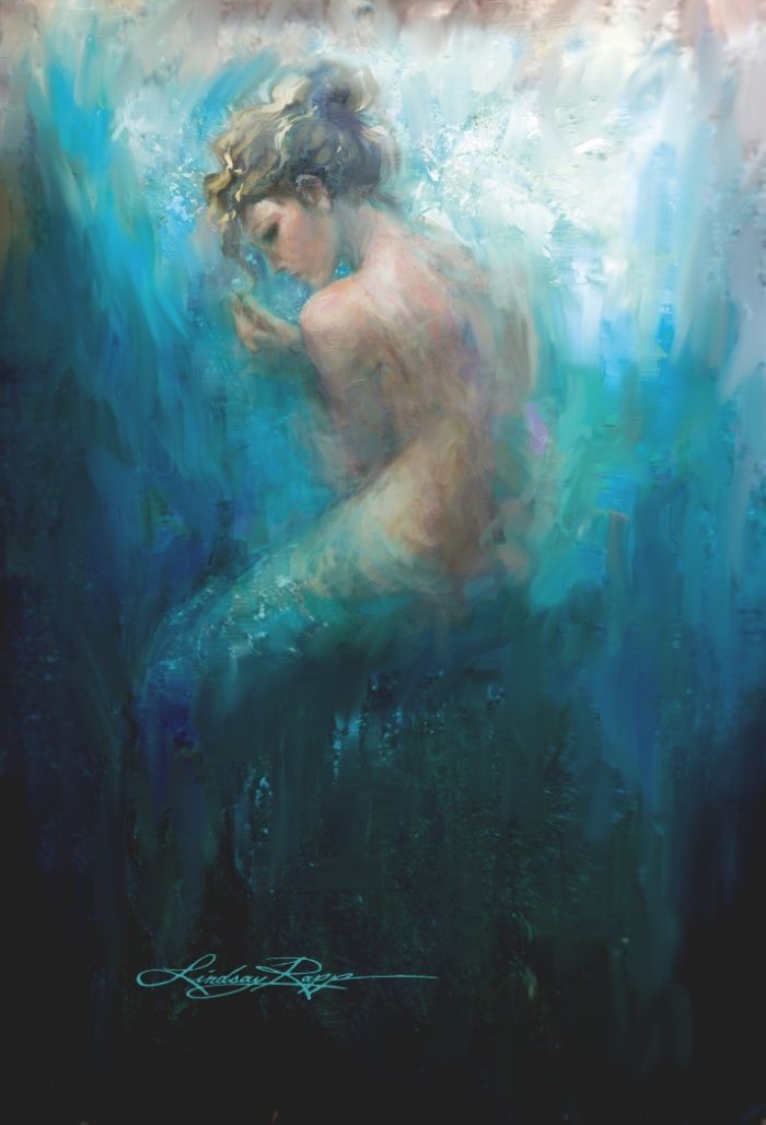 700x1028 Image Result For Mermaid Painting Easy Paint Night Ideas - Simple Mermaid Painting