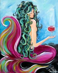 236x299 The Paint Mixer - Simple Mermaid Painting