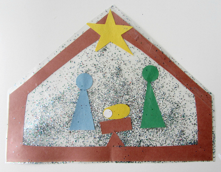 455x355 Nativity Craft For Kids - Simple Nativity Painting