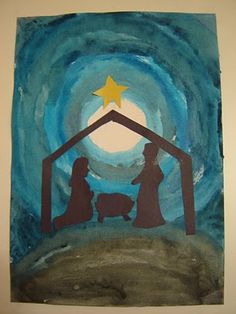 Simple Nativity Painting at PaintingValley.com | Explore collection of ...