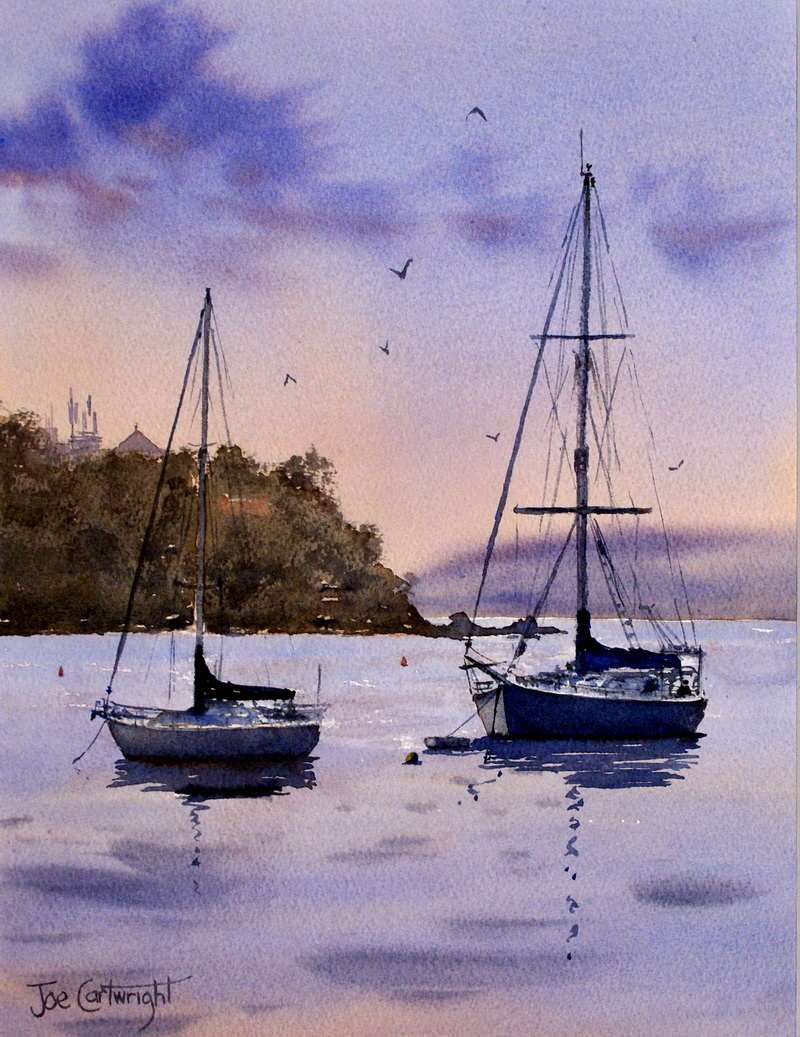 simple sailboat paintings