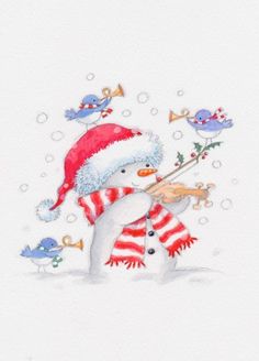 236x328 Learn How To Paint A Sweet Snowman With Simple Steps - Simple Snowman Painting