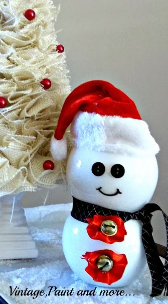 335x605 Simple Snowman Craft Vintage, Paint And More - Simple Snowman Painting