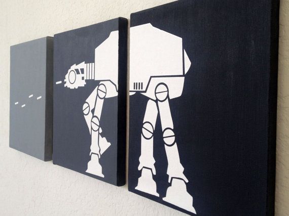 570x427 The 406 Best Kids' Room ) Images On Star Wars - Simple Star Wars Painting