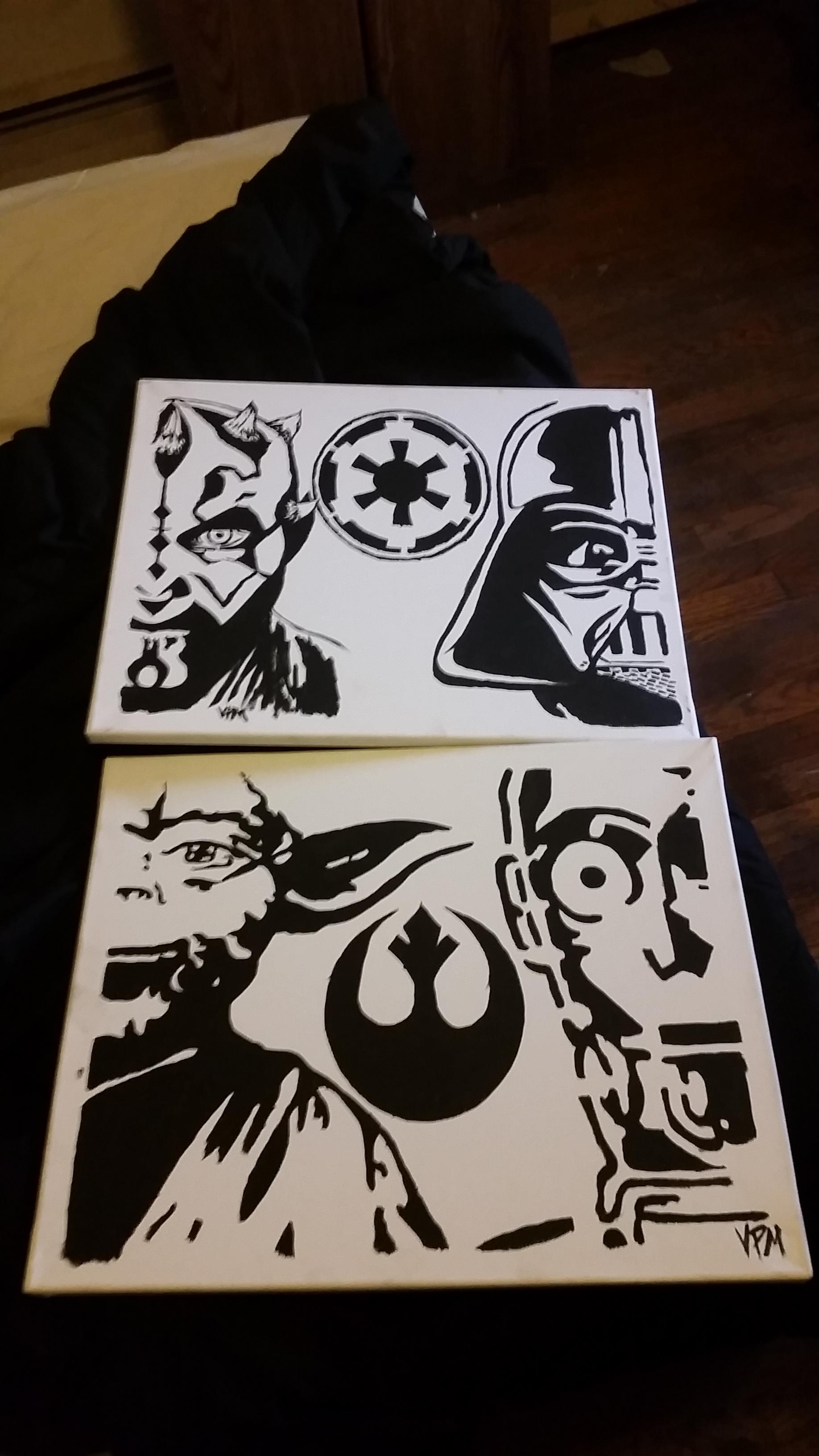 Simple Star Wars Painting at Explore collection of