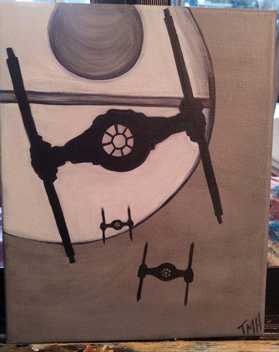 570x720 Easy Star Wars Paintings Creative Section - Simple Star Wars Painting