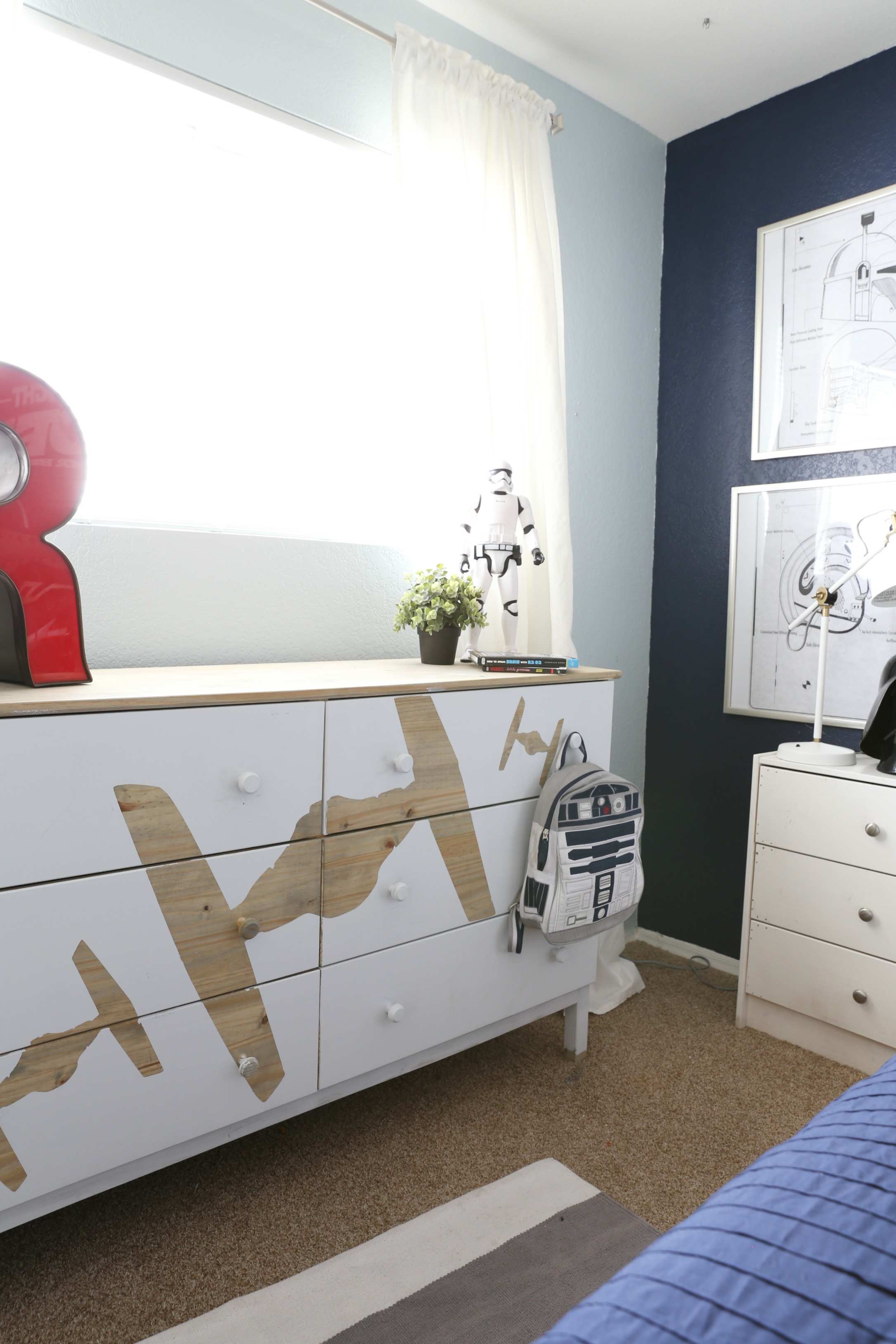 2171x3256 Diy Star Wars Dresser - Simple Star Wars Painting