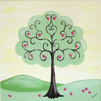 350x350 Idore This Simple Treend Im Thinkingbout Painting - Simple Tree Painting