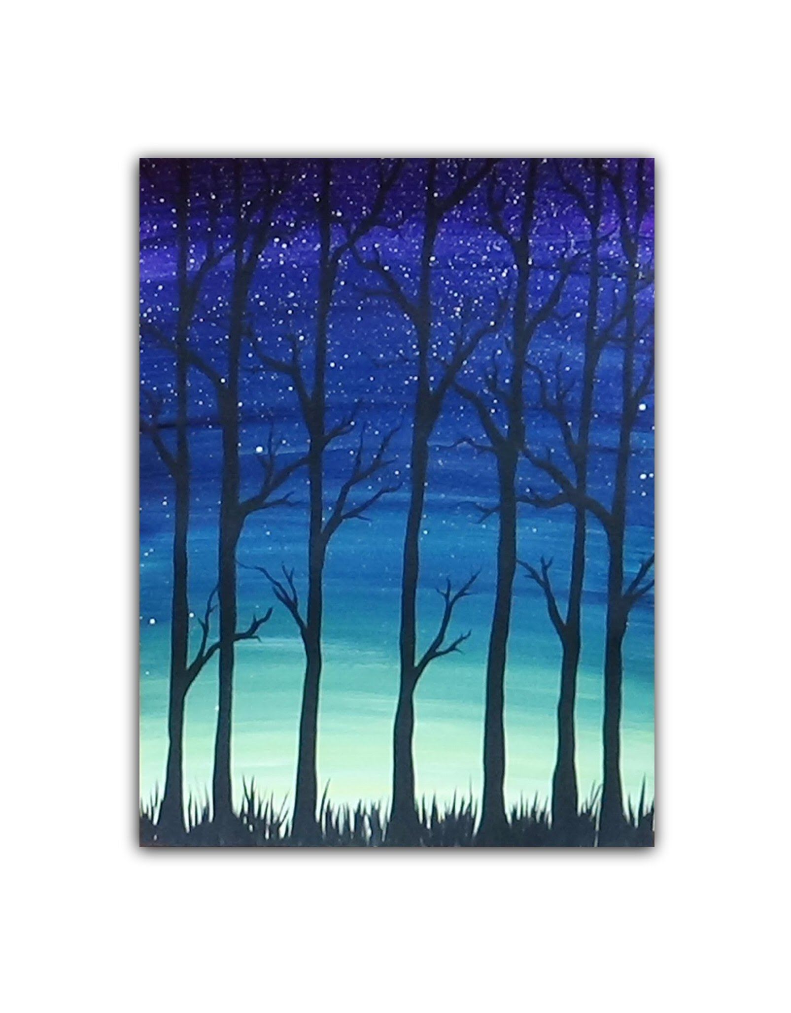 1605x2055 Acrylic Painting - Simple Tree Painting