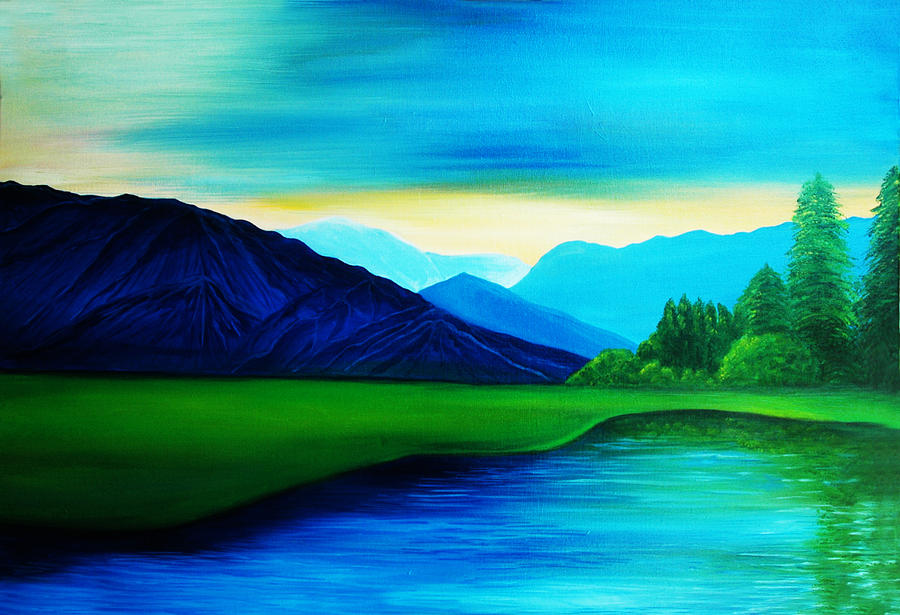 900x615 Simplicity Painting By Ramneek Narang - Simplicity Painting