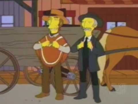 480x360 Simpsons Paint Your Wagon - Simpsons Painting